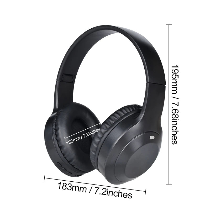 M5 Over-Ear Bluetooth 5.3 Headphones – Noise Reduction, Hi-Fi Stereo