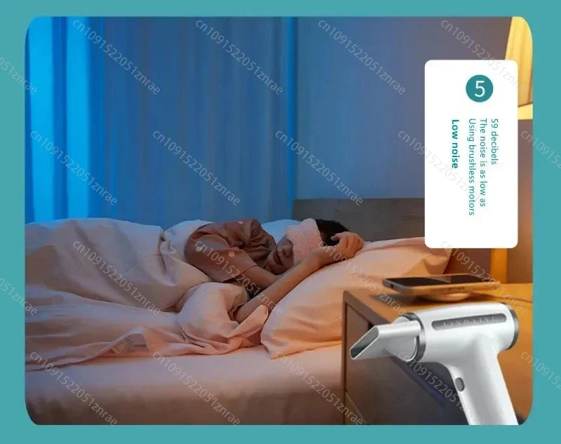CHUBAN 4-in-1 Wireless Hair Dryer – USB Rechargeable Ionic Travel Blower