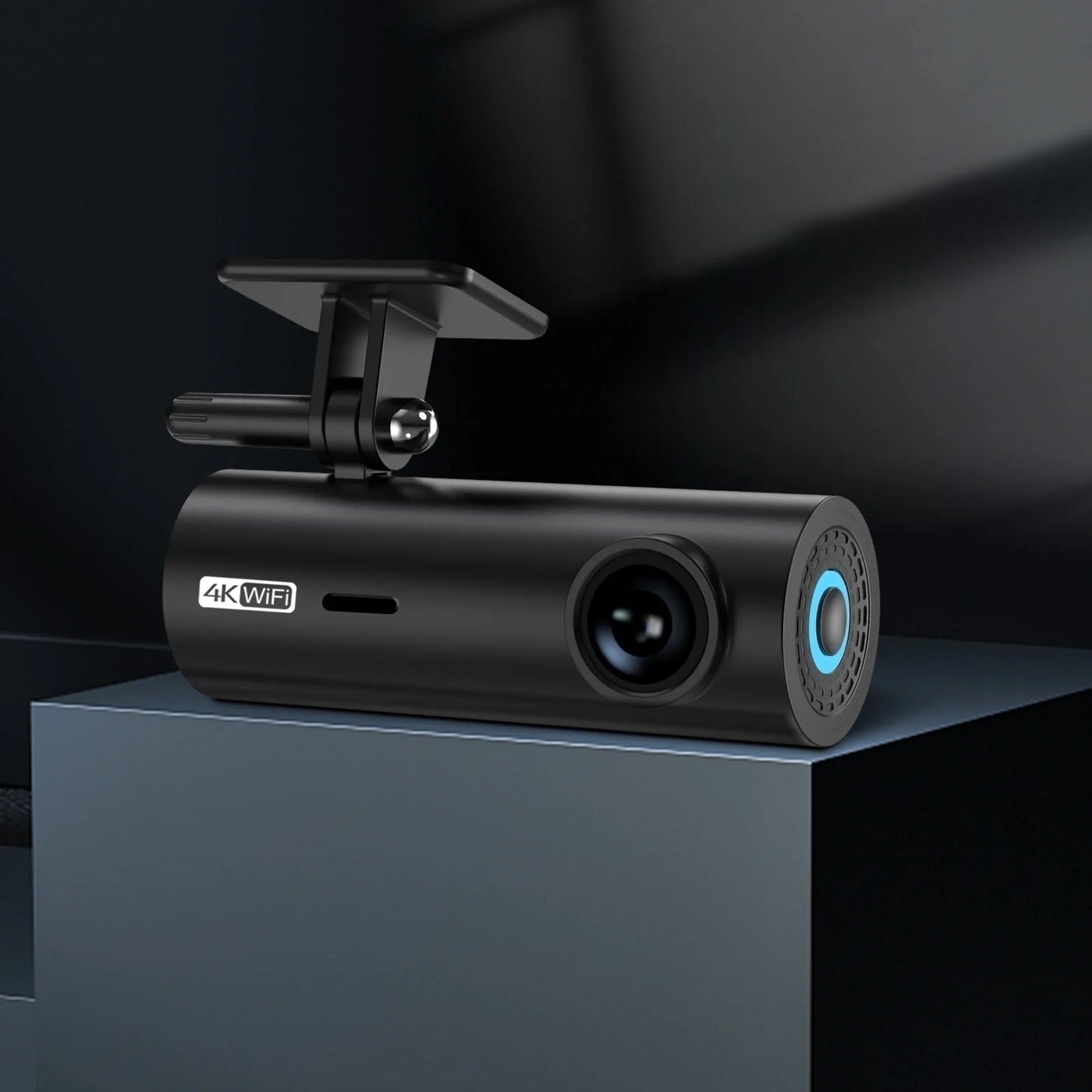 etymoofox 4K Mini Dash Cam – Ultra HD WiFi Car DVR with Night Vision & Parking Monitor