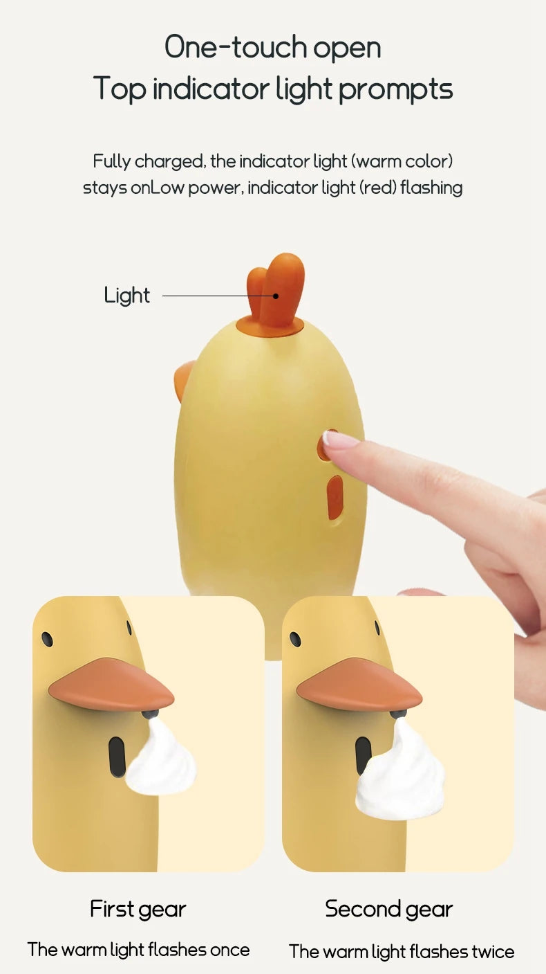 Touchless Automatic Foam Soap Dispenser 300ml – Infrared Sensor, USB-C Rechargeable, IPX7 Waterproof