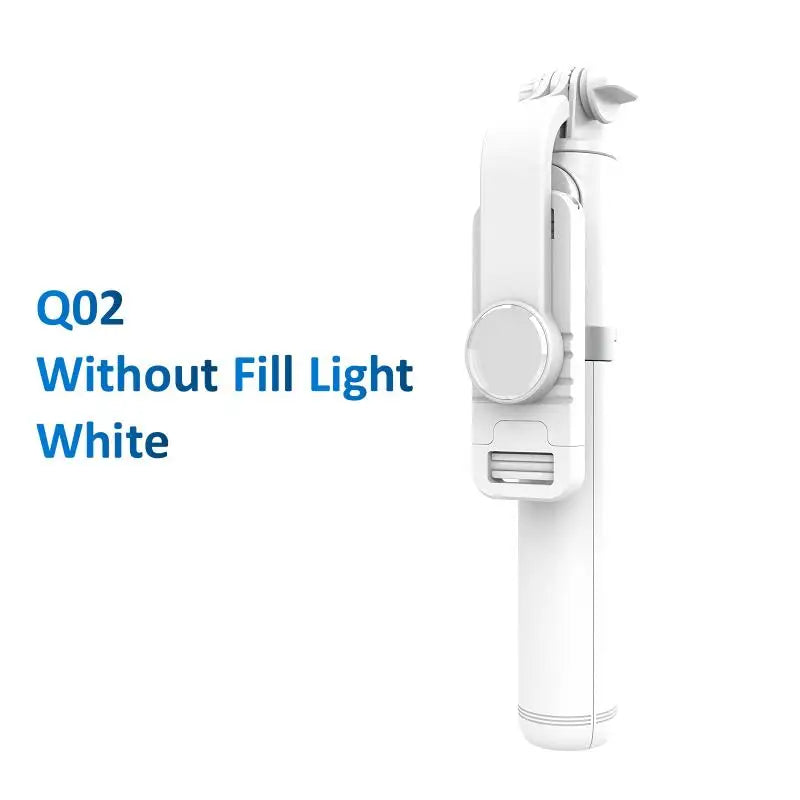Stainless Steel Bluetooth Selfie Stick Tripod for Smartphones (Q02s)