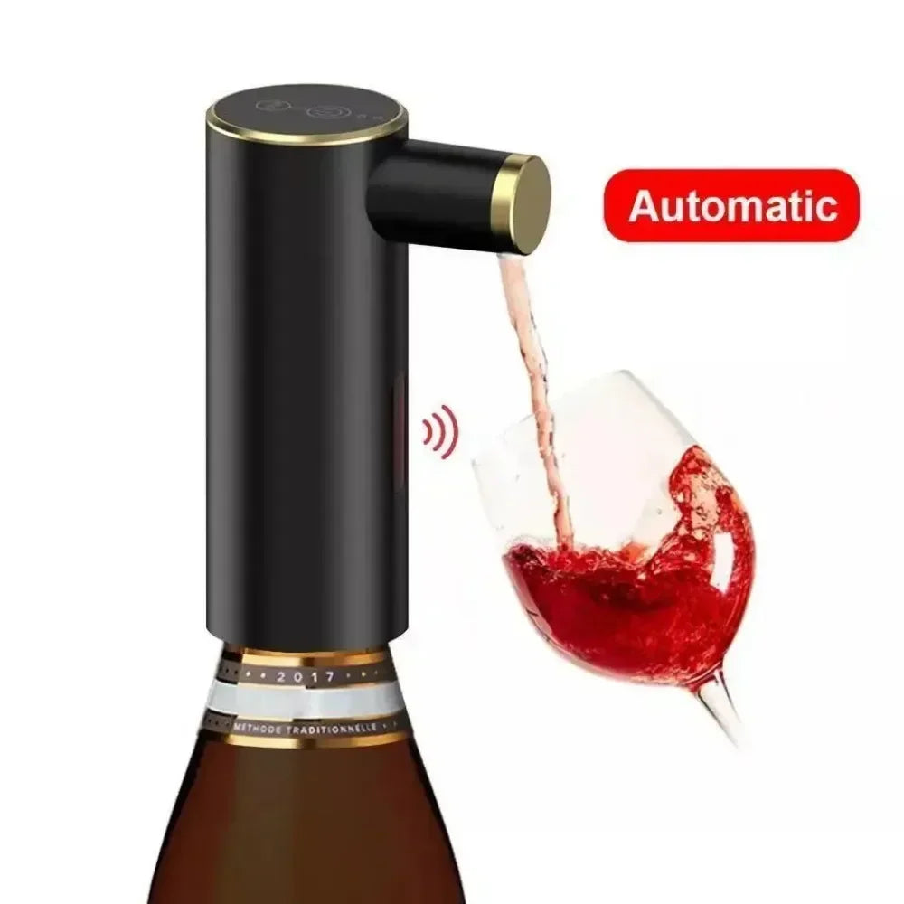 Electric Wine Aerator Dispenser – USB Rechargeable Automatic Wine Pourer & Instant Decanter
