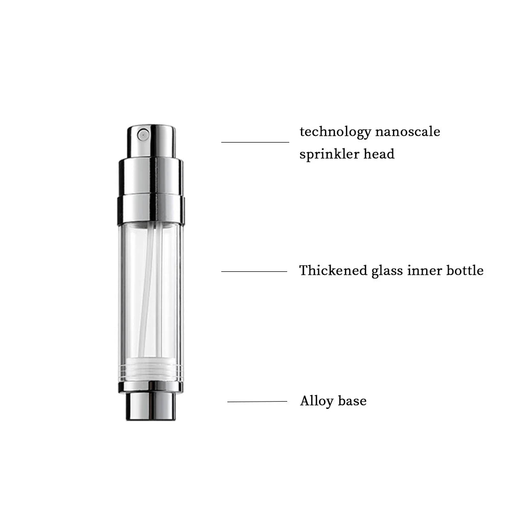 5ml Refillable Perfume Atomiser – Bottom-Fill Glass Spray Bottle