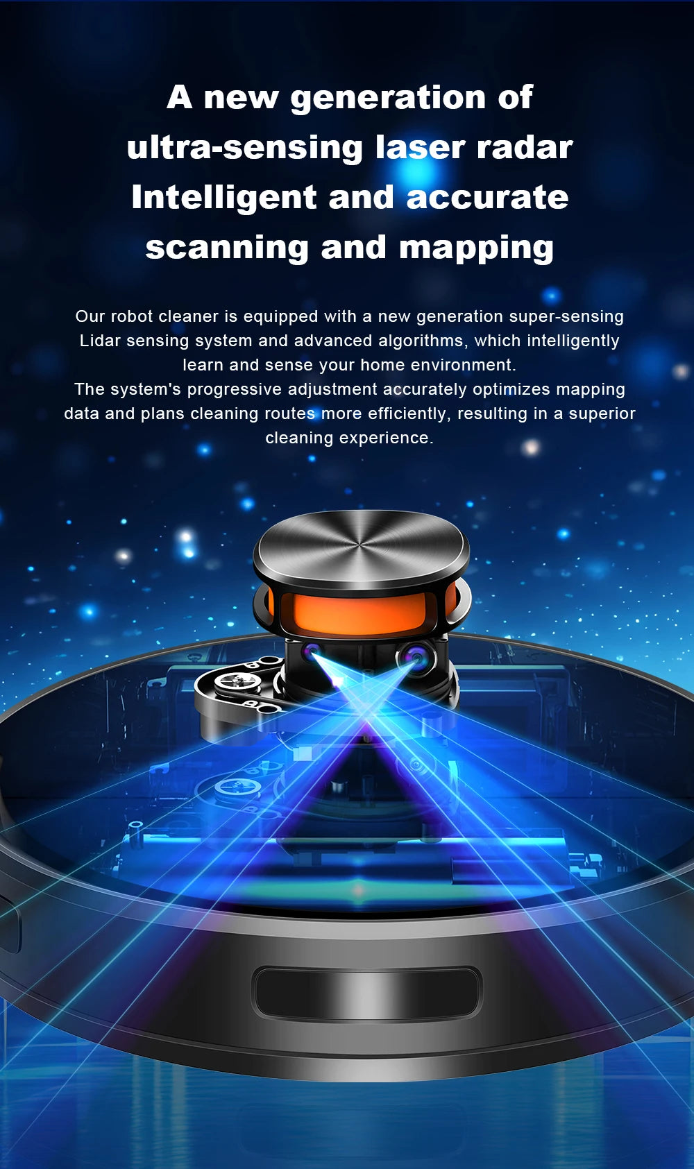 Liectroux T9 Robot Vacuum & Mop – 6500Pa LiDAR Mapping, Self-Empty Station, Dual-Band WiFi