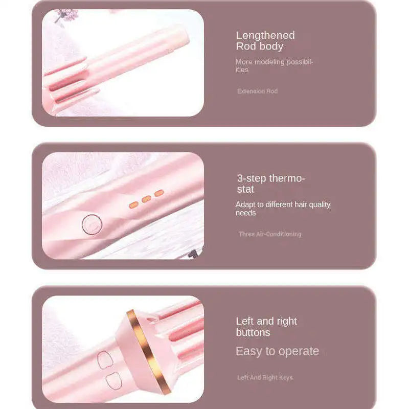 Professional Hair Styling Iron – Variable Heat Control for Wet & Dry Hair