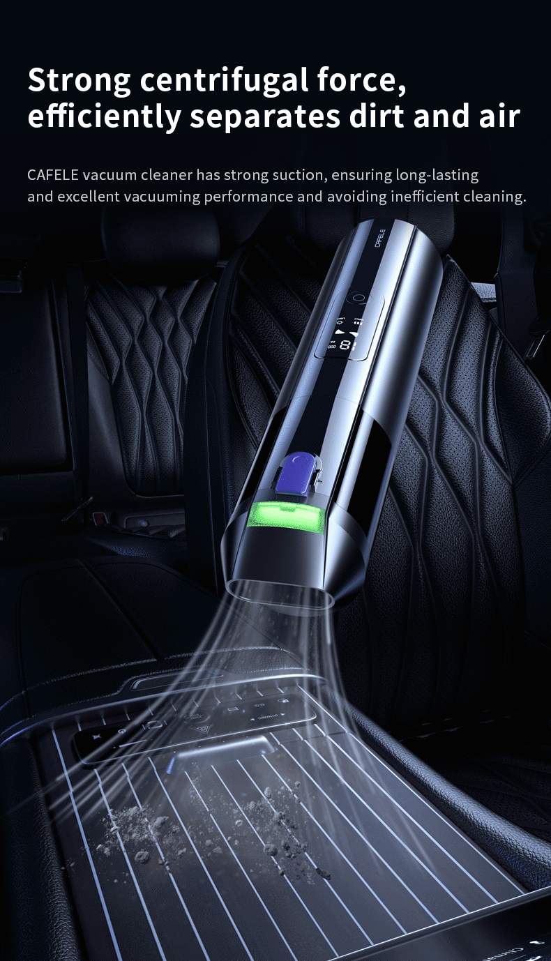 cafele CX06 4-in-1 Cordless Car Vacuum Cleaner – 18000Pa Brushless, Air Pump & Wind Blower